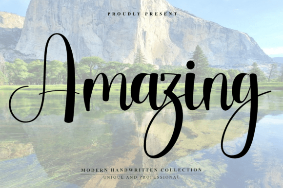 Amazing: An Autumnal Script for Premium Design
