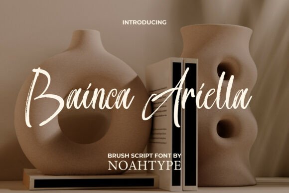 Bainca Ariella: The Expressive Brush Script for Authentic Design