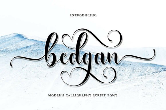 Bedgan: A Modern Calligraphy Script for Elegant Designs