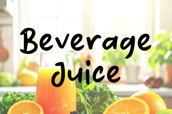 Beverage Juice: A Script Font with Rustic Charm