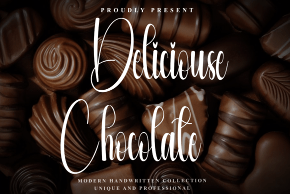 Deliciouse Chocolate: The Rhythmic Script for Autumn Brands
