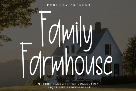 Embrace the Season with the Family Farmhouse Font