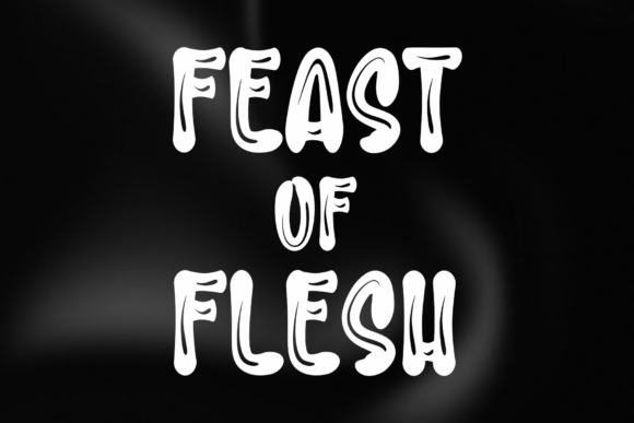 Feast of Flesh: A Script Font for Modern Luxury