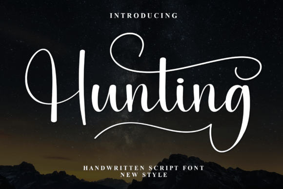 Hunting: A Modern Script for Elevated Design