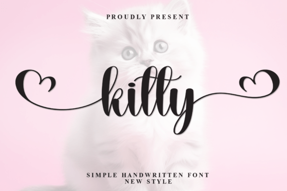 Kitty Font: A Handwritten Typeface with Heart