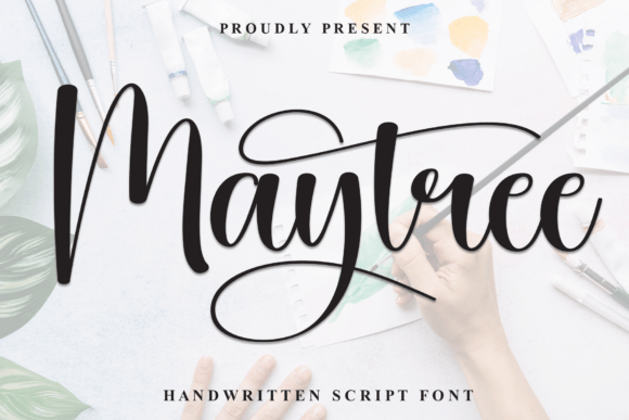 Maytree: A Handwritten Script for Authentic Branding