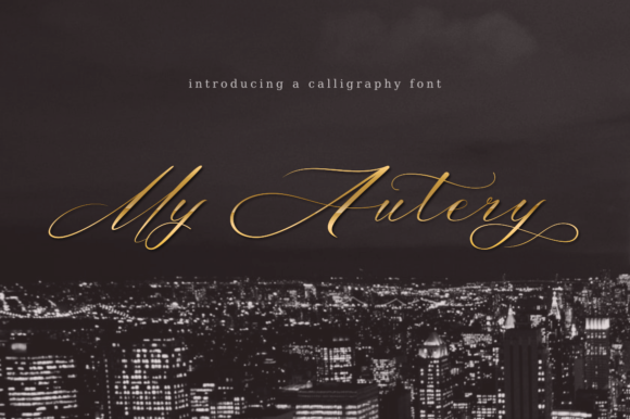 My Autery: A Script Font for Authentic, Romantic Design