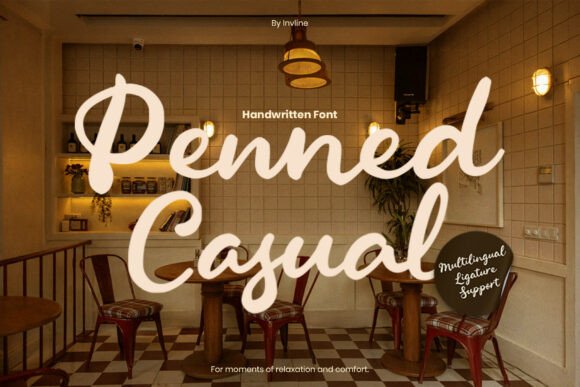 Penned Casual: The Warm Handwritten Font for Modern Brands