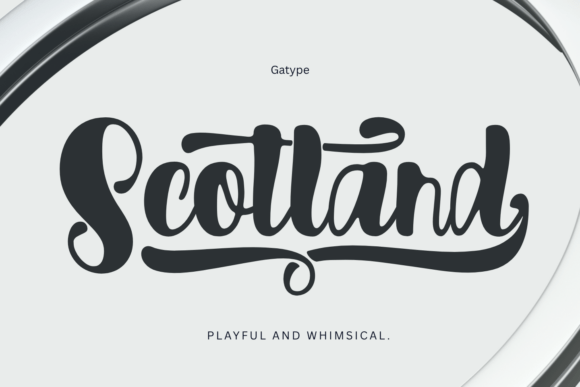 Scotland: A Bold Script Font for Modern Branding