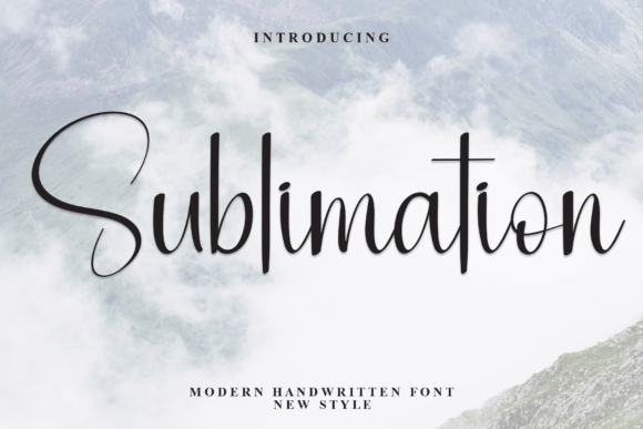 Sublimation: Crafting Modern Elegance in Every Letterform