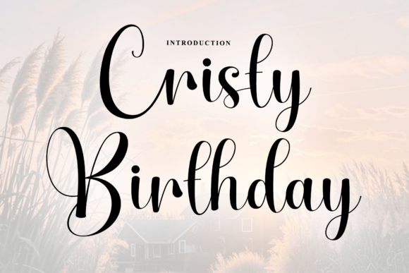 The Artisan's Touch: Understanding the Cristy Birthday Typeface