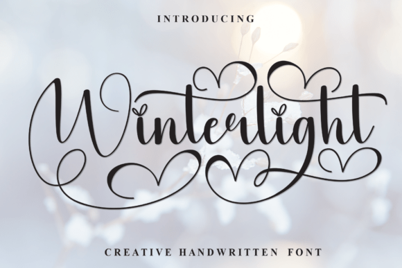 Winterlight: A Modern Script Font for Elegant Branding