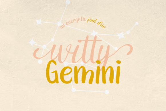 Witty Gemini Duo: A Font Pairing for Effortless Style
