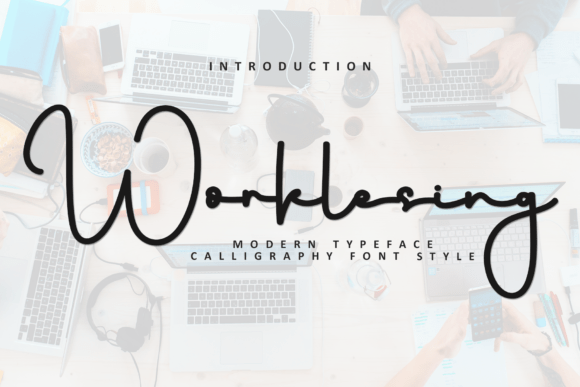 Worklesing: The Script Font for Modern Brand Identity