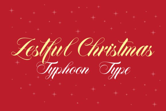Zestful Christmas: Authentic Calligraphic Charm for the Season